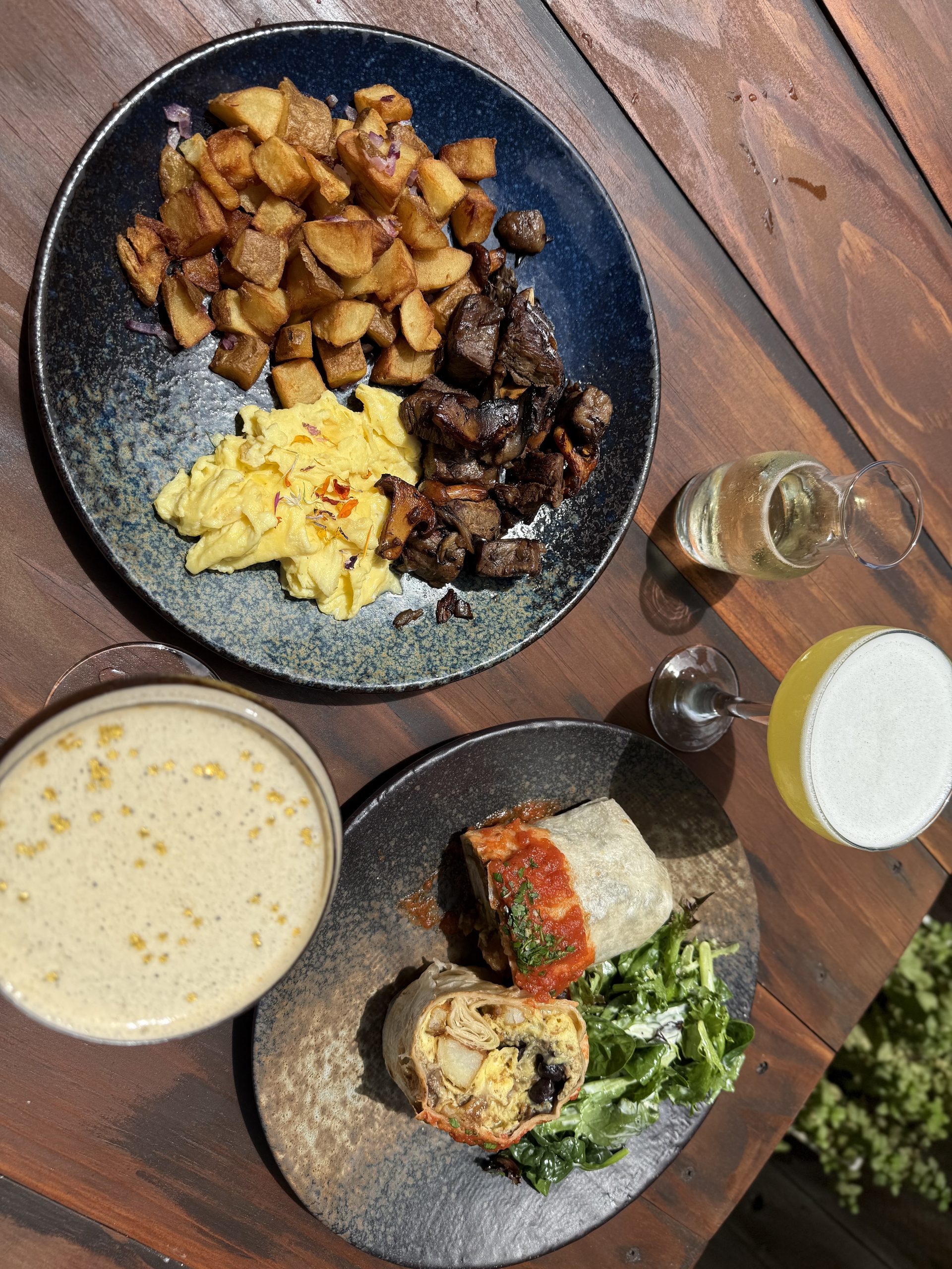 Brunch spread