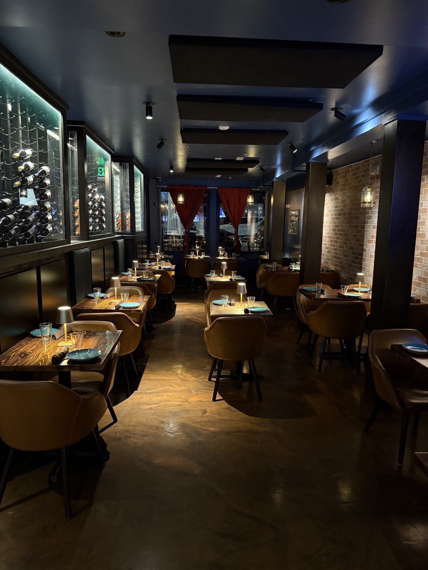 Indigo dining room