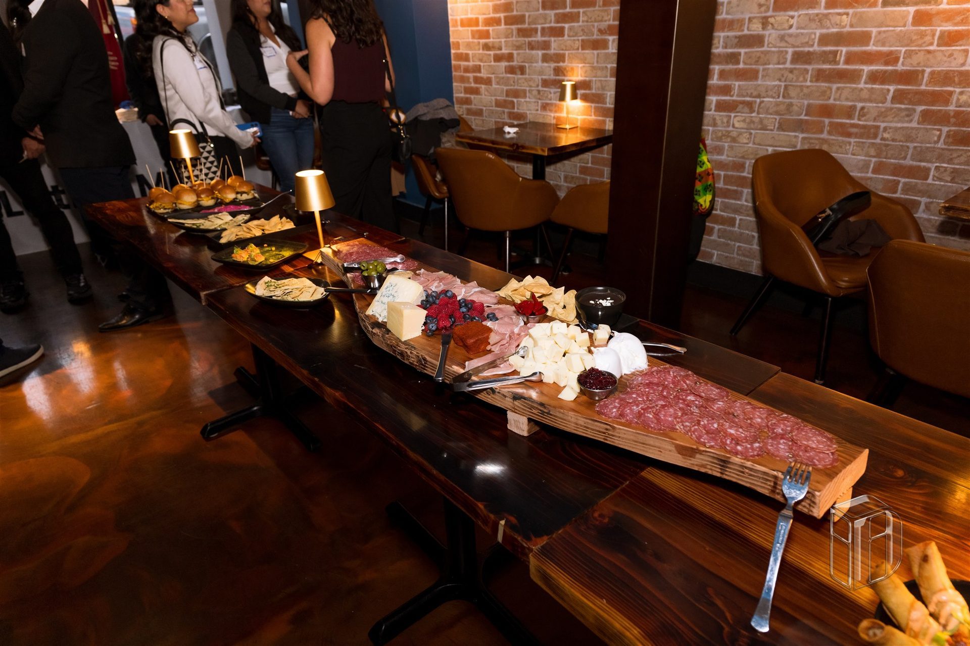 Event appetizer setup