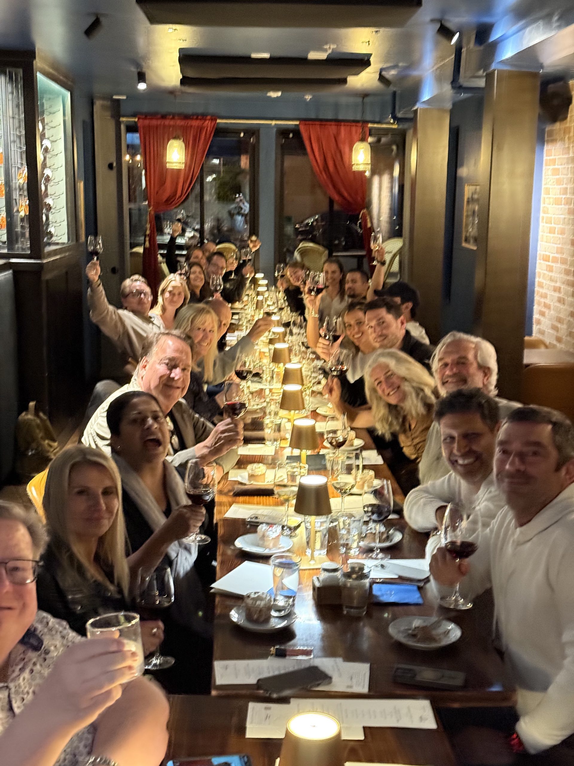 Private seated dinner at Indigo