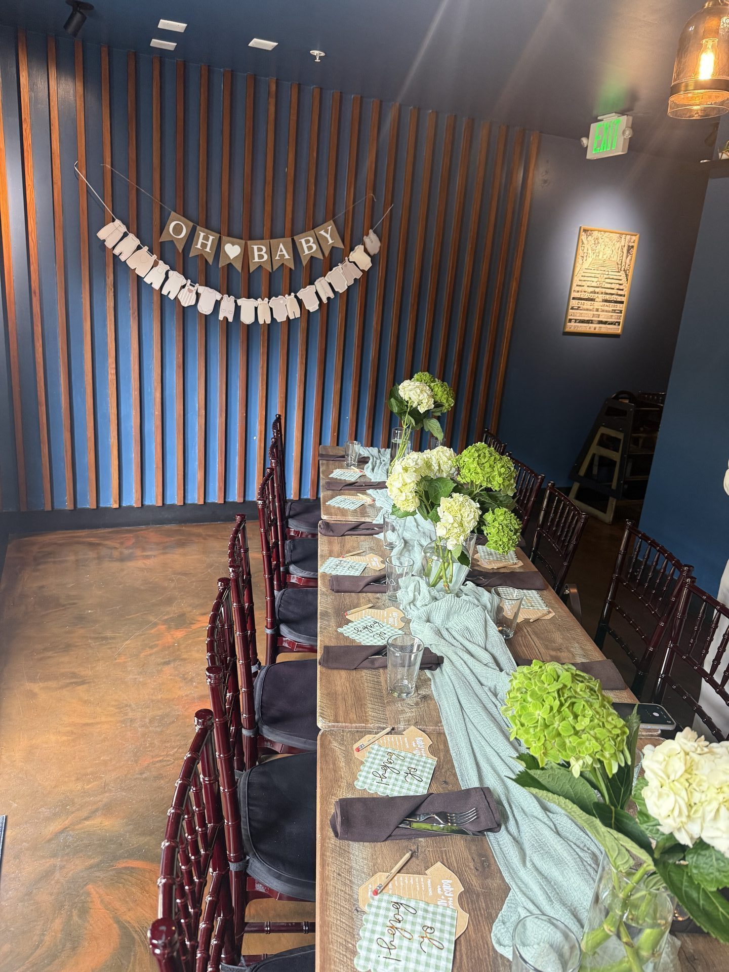 Private bridal shower